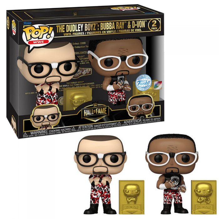 WWE Funko Pop Vinyl Figur Dudley Boyz - Bubba Ray und D-Von