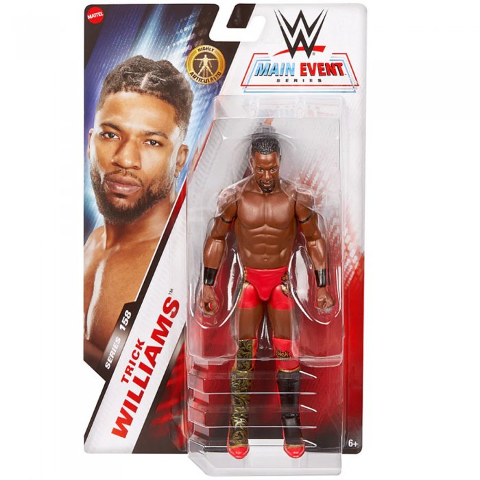 WWE Mattel Basic Serie 158 Trick Williams Chase Variante