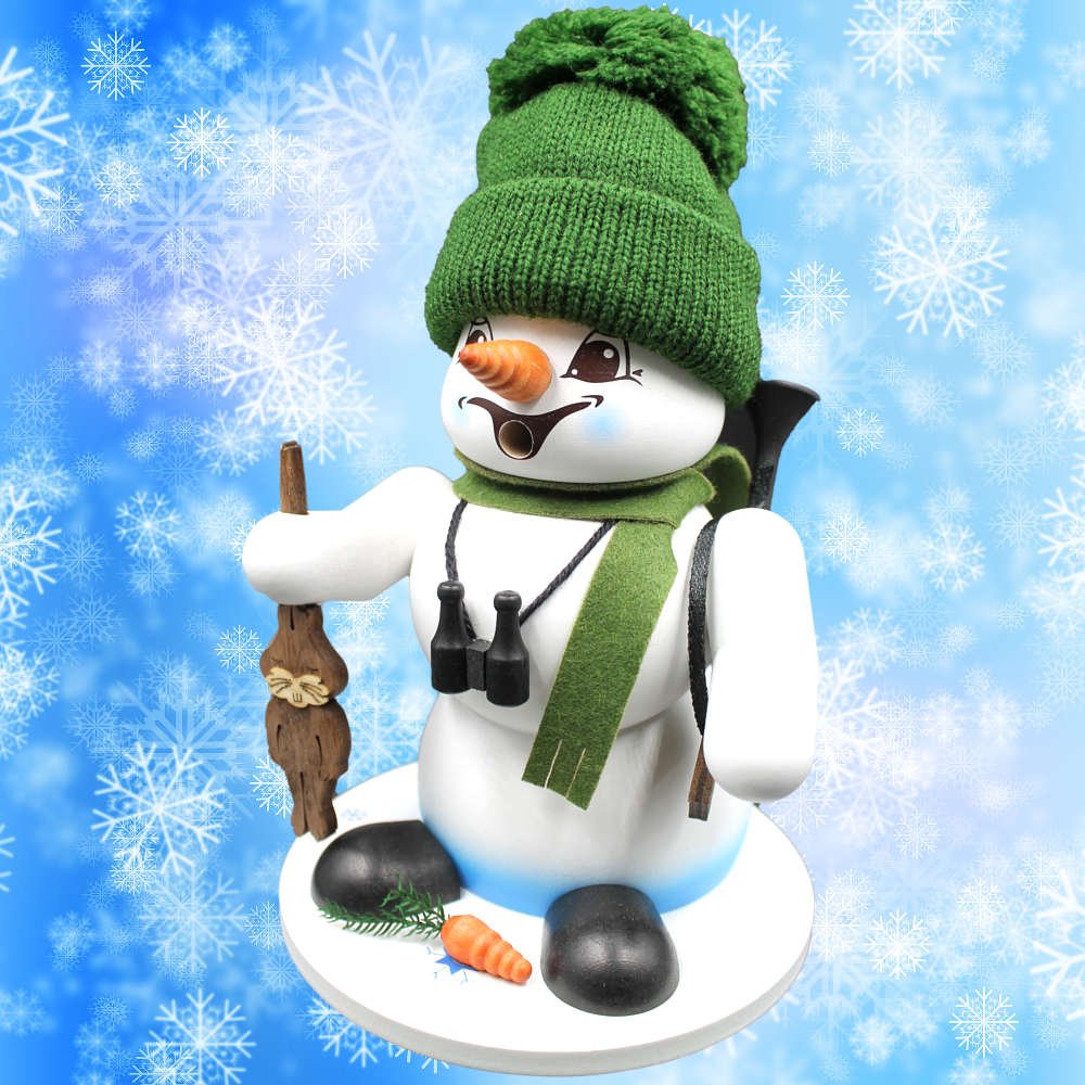 Räucherfigur Schneemann Sigi Jäger
