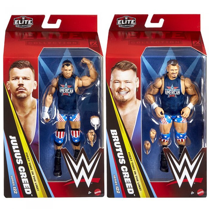 WWE Mattel Elite Serie 122 Julius und Brutus Creed