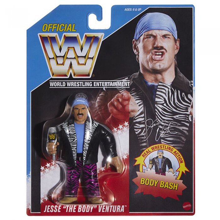 WWE Mattel Retro Ringside Exclusive Jesse Ventura