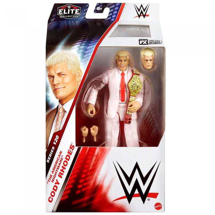 WWE Mattel Elite Serie 120 Cody Rhodes Chase Variante