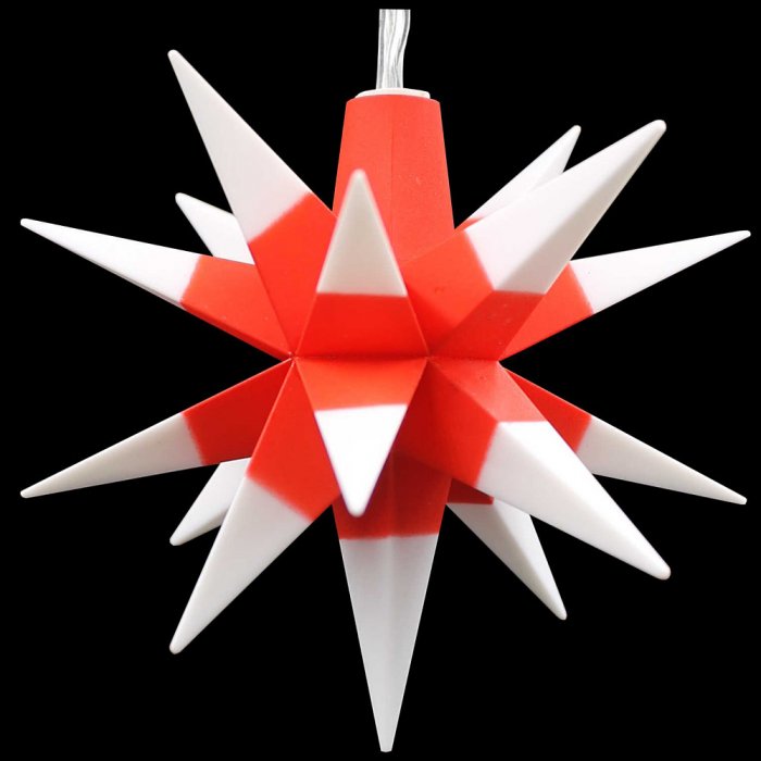 Sterntaler LED Mini Stern 12 cm Rot-Weiß