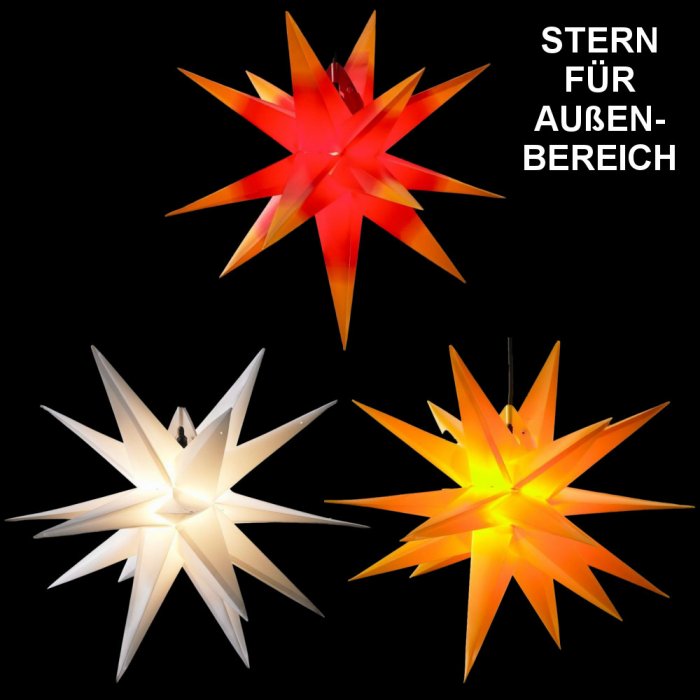 Sterntaler Adventsstern für Außen und Innen