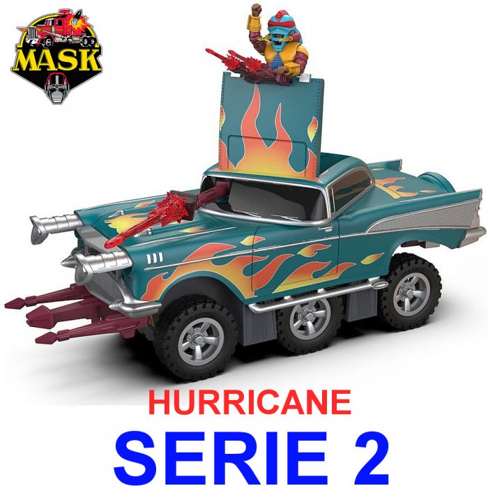 M.A.S.K. Actionfigur mit Fahrzeug Vehicle Hurricane