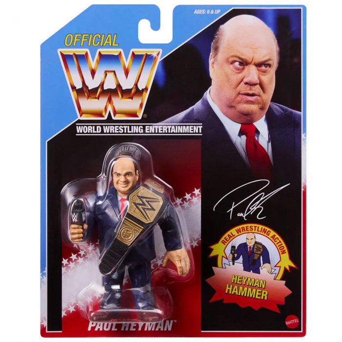 WWE Mattel Retro Ringside Exclusive Paul Heyman