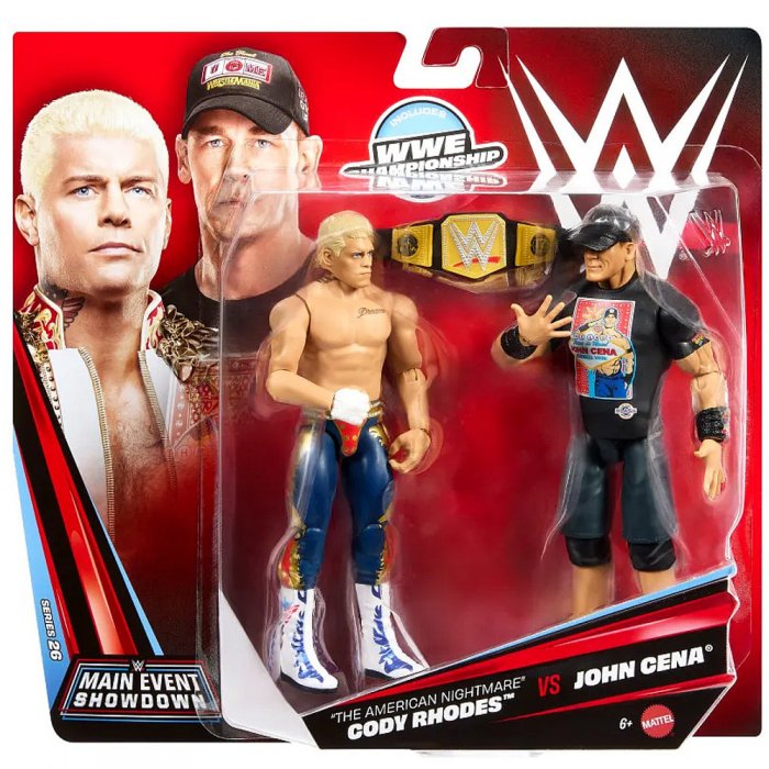 WWE Mattel Championship Showdown 26 Cody Rhodes und John Cena