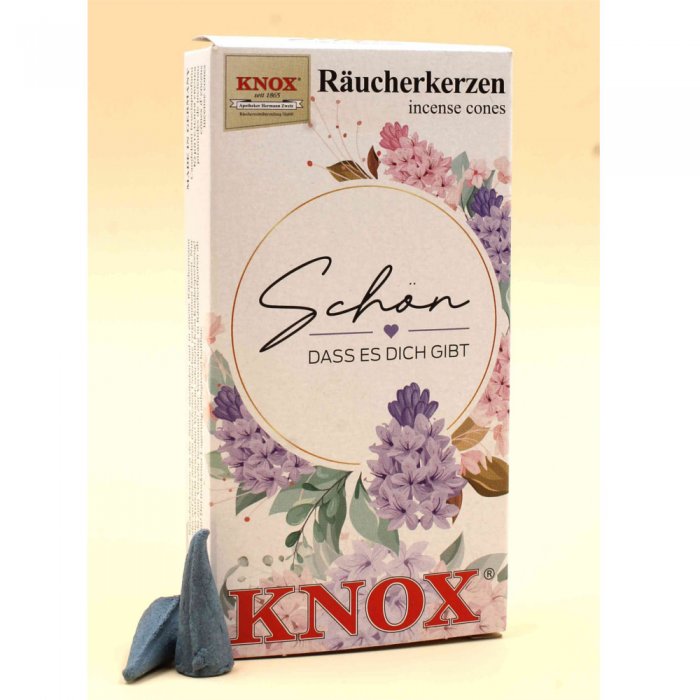Räucherkerzen Knox Hyanzinthenduft - Schön Dass es dich gibt