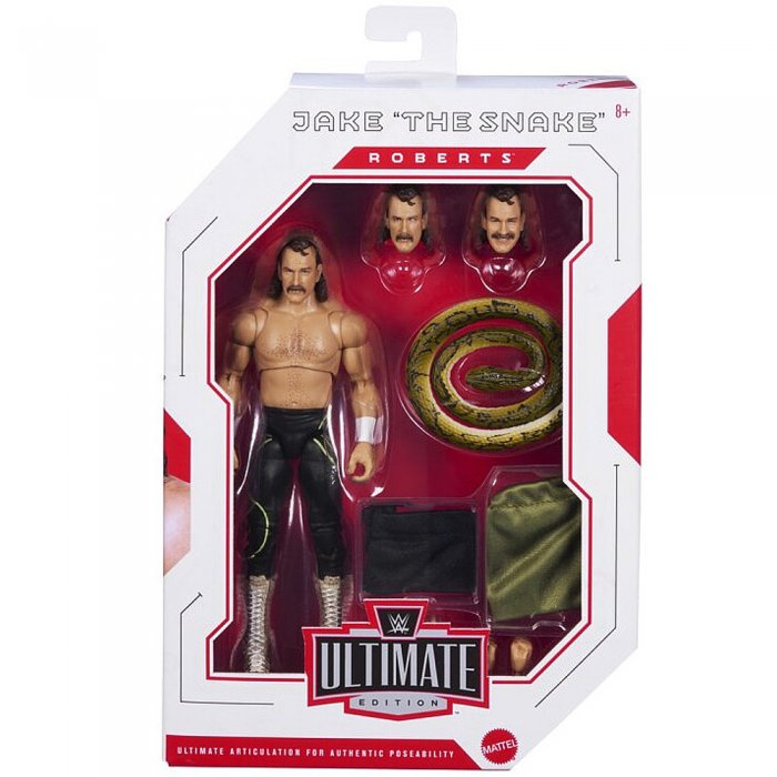 WWE Mattel Ultimate Edition Serie 32 Jake The Snake Roberts