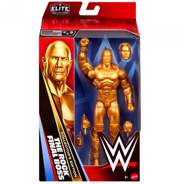 WWE Mattel Elite Serie 125 The Rock Collector Edition