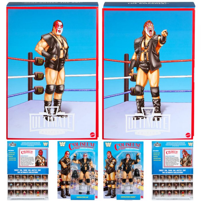 WWE Mattel Ultimate Edition Ringside Exclusive Demolition Ax und Smash