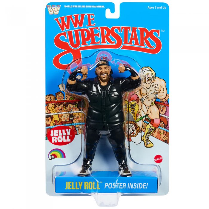 WWE Mattel LJN Superstars Jelly Roll