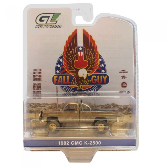 Greenlight Fall Guy Truck 1982 GMC K-2500 Sierra Grande Wideside Dirty Version - 1:64 Chase