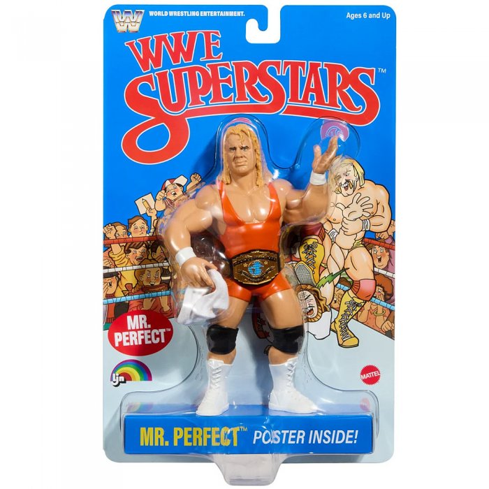 WWE Mattel LJN Superstars Mr. Perfect - Blaue Karte