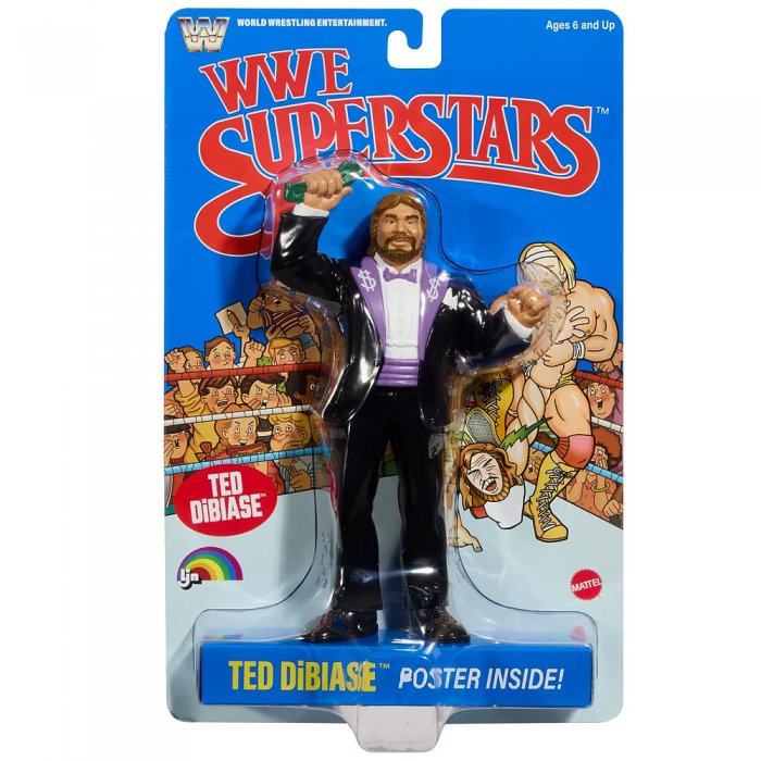 WWE Mattel LJN Superstars Million Dollar Man - Blaue Karte