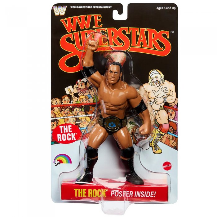 WWE Mattel LJN Superstars The Rock - Schwarze Karte
