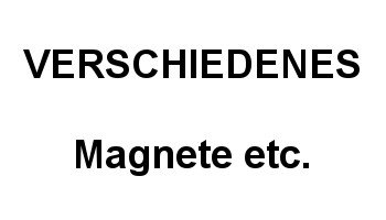 Verschiedenes